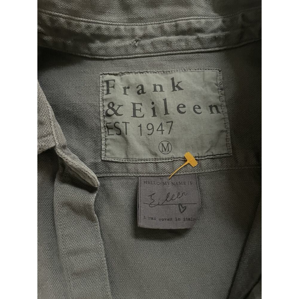 Frank & Eileen “Eileen” Famous Denim Shirt Distressed Button Up Gray Med - Picture 5 of 10